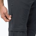Férfi soft shell nadrág Jack Wolfskin Glastal Zip Away szürke 1508301 3