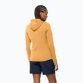 Női trekking dzseki Jack Wolfskin Modesto kapucnis dzseki sárga 1706254 2