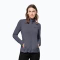 Jack Wolfskin női trekking dzseki Peak Grid Fleece szürke 1710351