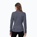 Jack Wolfskin női trekking dzseki Peak Grid Fleece szürke 1710351 2