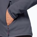 Jack Wolfskin női trekking dzseki Peak Grid Fleece szürke 1710351 3