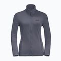 Jack Wolfskin női trekking dzseki Peak Grid Fleece szürke 1710351 4