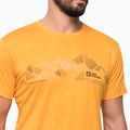 Jack Wolfskin Peak Graphic férfi trekking póló narancssárga 1807183 3