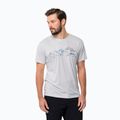 Férfi Jack Wolfskin Peak Graphic trekking póló fehér 1807183
