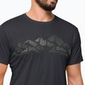 Jack Wolfskin Peak Graphic férfi trekking póló fekete 1807183 3