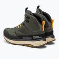 Jack Wolfskin férfi Terraquest Texapore Mid trekking bakancs zöld 4056381_4143_075 3