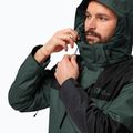 Jack Wolfskin férfi Jasper 3in1 esőkabát fekete olívazöld 5