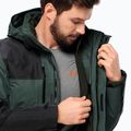 Jack Wolfskin férfi Jasper 3in1 esőkabát fekete olívazöld 6