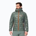 Jack Wolfskin Alpspitze Down Hoody hedge zöld férfi sí kabát