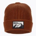 Jack Wolfskin Edo Badge Beanie kárminpiros téli sapka 2