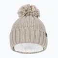 Női téli sapka Jack Wolfskin Highloft Knit Beanie poros szürke 2