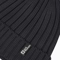 Jack Wolfskin Rib Knit téli sapka fekete 4