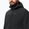 Jack Wolfskin férfi Kammweg Pile Fz fantom fleece pulóver 4