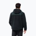Férfi Jack Wolfskin Felslicht kapucnis fleece pulóver éjszakakék 2