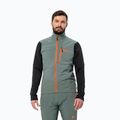 Jack Wolfskin férfi túrázó ujjatlan Alpspitze sövény zöld
