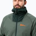 Jack Wolfskin Alpspitze Ins Hybrid Hybrid hedge zöld férfi esőkabát 3