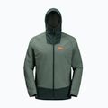 Jack Wolfskin Alpspitze Ins Hybrid Hybrid hedge zöld férfi esőkabát 8
