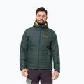 Jack Wolfskin férfi pehelypaplan dzseki Lapawa Ins Hoody fekete olívazöld