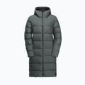 Jack Wolfskin női Frozen Palace pehelykabát pala zöld 6