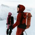 Jack Wolfskin Alpspitze 25 l síelhető hátizsák sötét bordó színben 9