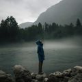 Női esőkabát  Jack Wolfskin Cape West Coat elemental blue 10
