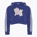 Gyermek pulóver adidas Cropped Floral legacy indigókék