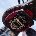 Férfi MTB kerékpáros cipő adidas FIVE TEN Trailcross Clip A mag fekete/szürke három/piros 17