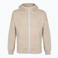 Női adidas Studio Lounge Fleece Fleece Full Zip pulóver botanic beige mel