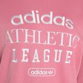 Női adidas Retro Luxury Crew pulóver rózsaszínű színben 4