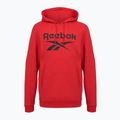 Férfi Reebok Identity Big Logo Fleece kapucnis pulóver vörös/fekete