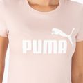 Női edzőpóló PUMA ESS Logo Tee rózsaszín 586775_47 4