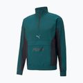 Férfi edződzseki PUMA FIT Woven 1/2 ZIP zöld 522129 24