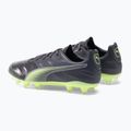 PUMA King Pro 21 FG férfi futballcipő fekete-zöld 106549 05 3