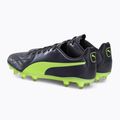 PUMA King Hero 21 FG férfi futballcipő fekete-zöld 106554 05 3