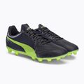 PUMA King Hero 21 FG férfi futballcipő fekete-zöld 106554 05 4