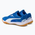 PUMA Solarflash Jr II kék-fehér gyermek röplabda cipő 10688303 3