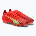 PUMA férfi futballcipő Ultra Match FG/AG narancssárga 106900 03 4
