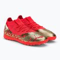 Gyermek focicipő PUMA Future Z 3.4 Neymar Jr. TT narancs és arany 107108 01 4