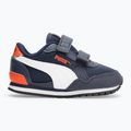 PUMA ST Runner v3 Mesh V Inf gyermekcipő pávatarka/puma fehér/puma piros 2