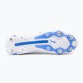 PUMA King Ultimate MXSG férfi futballcipő puma fehér/puma fekete/kék csillogás/ultranarancs 5
