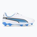 PUMA King Match FG/AG gyermek futballcipő fehér 107266 01 2