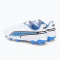 PUMA King Match FG/AG gyermek futballcipő fehér 107266 01 3