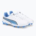 PUMA King Match FG/AG gyermek futballcipő fehér 107266 01 4