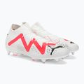 PUMA Future Match MXSG férfi futballcipő puma fehér/puma fekete/tűz orchidea 4