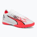 PUMA Ultra Match TT férfi futballcipő puma fehér/puma fekete/tüzes orchidea