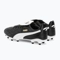 Férfi futballcipő PUMA King Top FG/AG puma fekete/puma fehér/puma arany 3