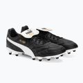 Férfi futballcipő PUMA King Top FG/AG puma fekete/puma fehér/puma arany 4