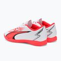 PUMA Ultra Play IT Jr gyermek futballcipő puma fehér/puma fekete/tűz orchidea 3
