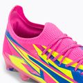 Férfi futballcipő PUMA Ultra Ultimate Energy FG/AG világító rózsaszín/ultrakék/sárga riasztás 8