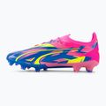 Férfi futballcipő PUMA Ultra Ultimate Energy FG/AG világító rózsaszín/ultrakék/sárga riasztás 10